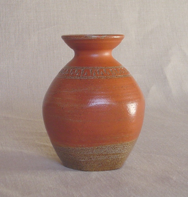 Tall medium, salt glaze vase 1 - Click Image to Close